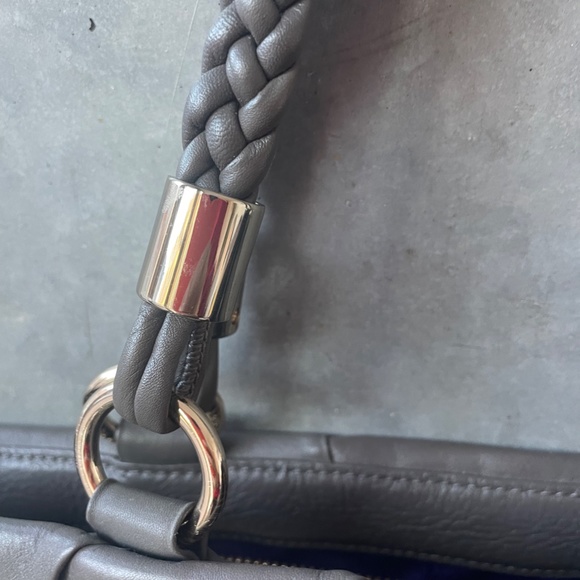 Authentic COLE HAAN Grey leather shoulder bag - Picture 6 of 12